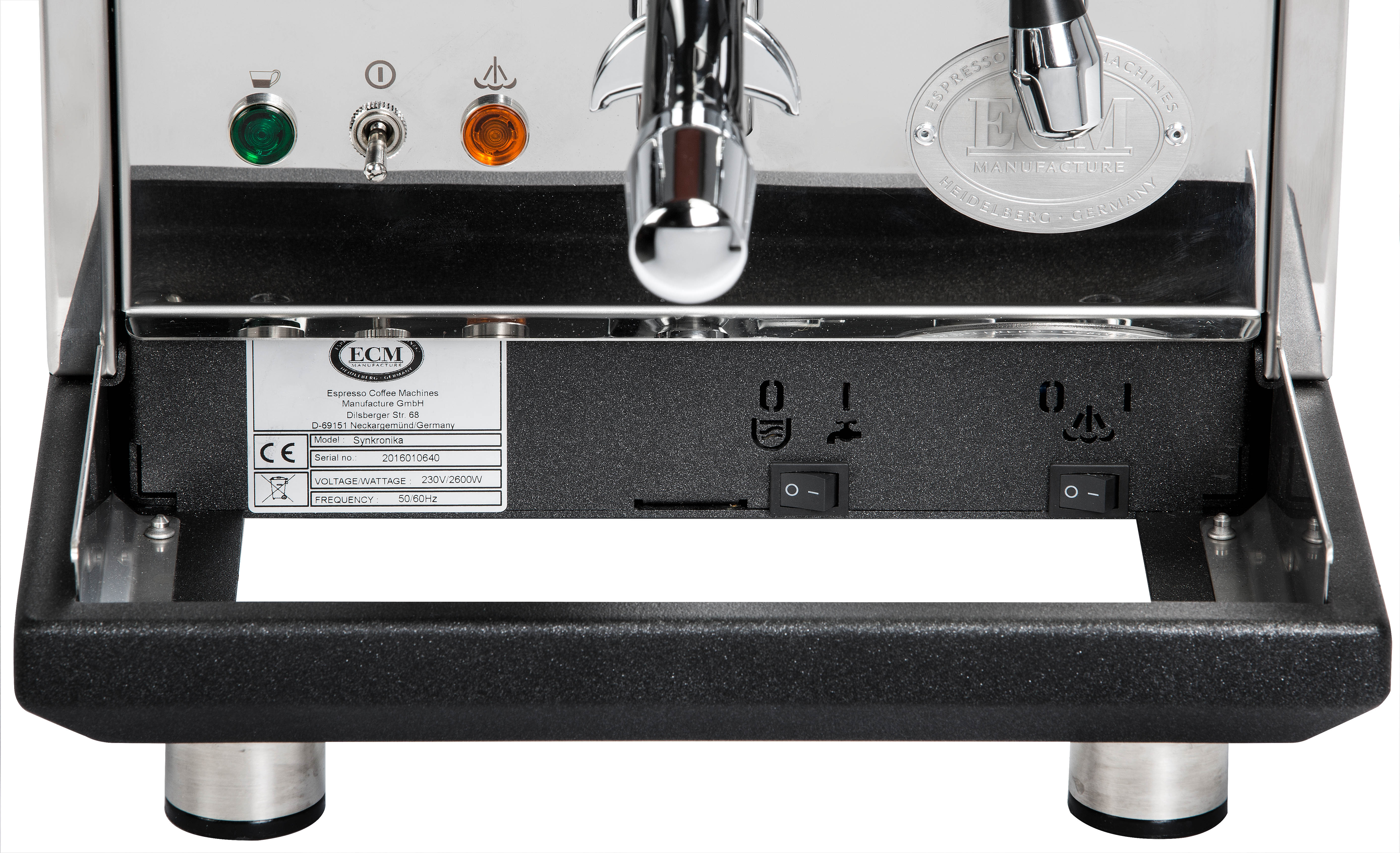 ECM Synchronika PID Dual BoilerSystem mit Rotationspumpe Lücke
